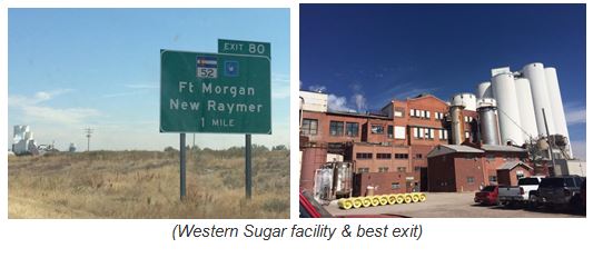 western sugar exit and facility